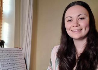 Kacie Rickells, online piano teacher with Your Space Music Lessons