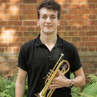 Tom Smith online brass teacher with Your Space Music Lessons