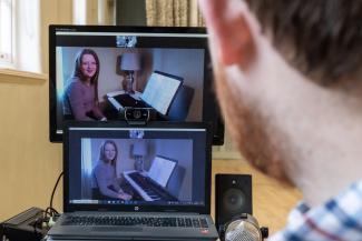 lessons on zoom with Your Space Music lessons