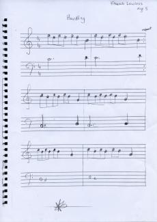Composing aged 5