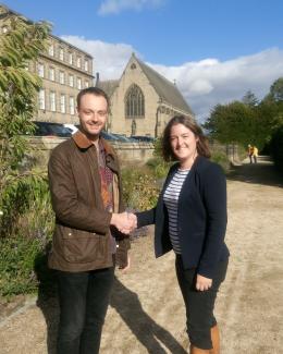 Alex Chisholm Loxley with Abigail Steele, Director at Your Space Music Lessons