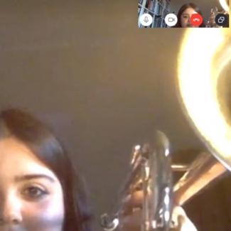 online brass tuition with Your Space Music Lessons