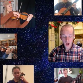 Your Space Music Lessons collaborate for an arrangement of Silent Night
